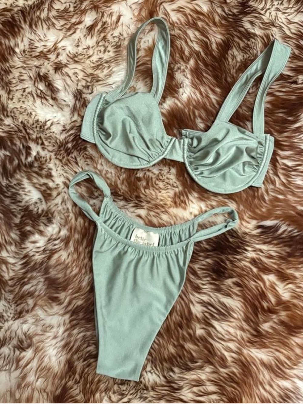 Belle the label green oracle bikini